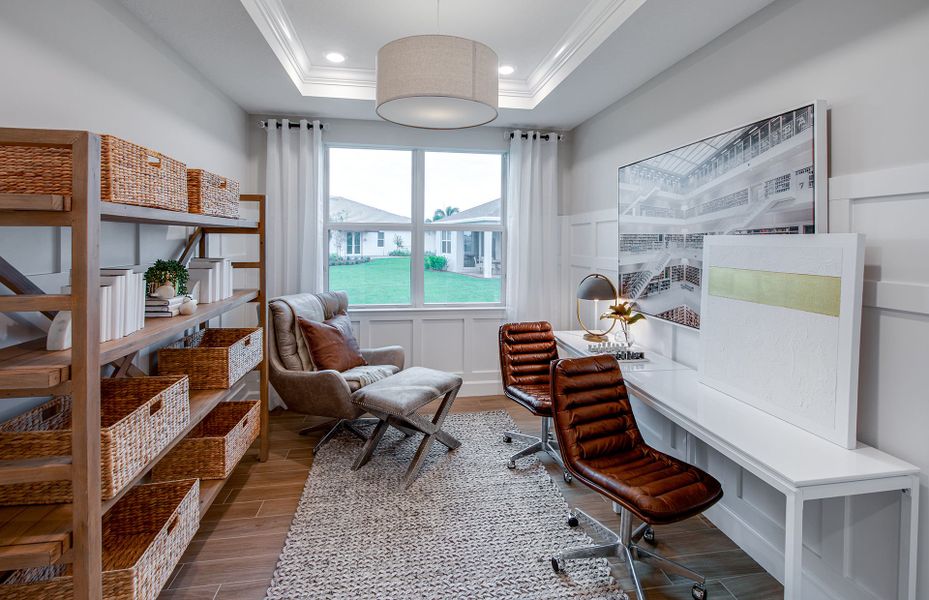 Representative furnished interior of a home built from the Palmary by John Wieland in Treymor, Mount Juliet (Image 7).