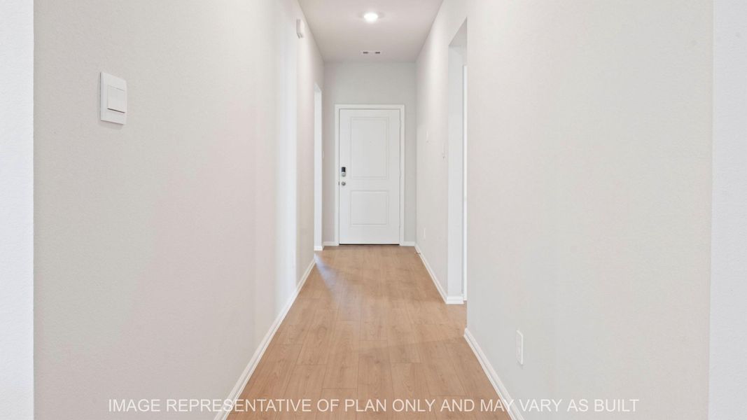 Representative unfurnished interior of a home built from the Easton by D.R. Horton in Wilkins Valley, Brenham (Image 14).
