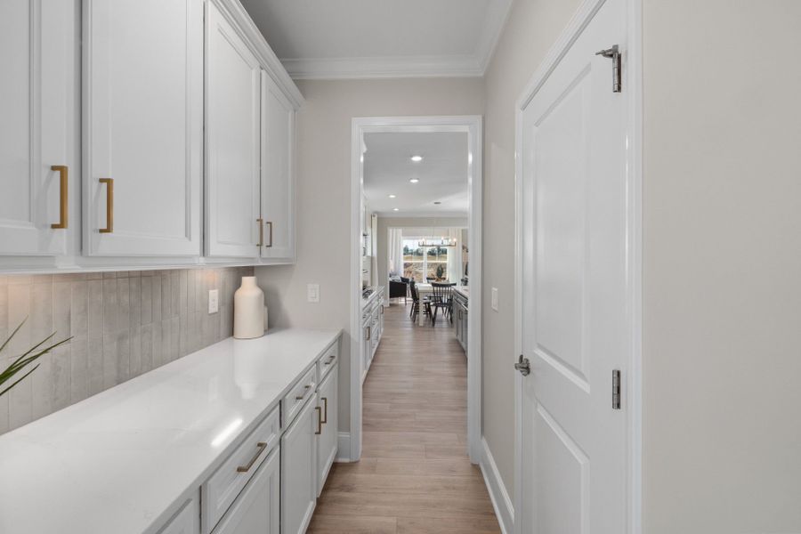 Representative furnished interior of a home built from the Continental by Pulte Homes in Everbrook, Angier (Image 28).
