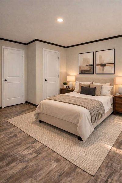 Furnished interior view inside a new home in , Eatonton (Image 13).