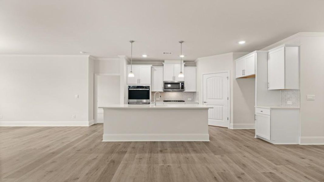 Furnished interior view inside a new home in Hamptons at Riverwood North, Dallas (Image 8).