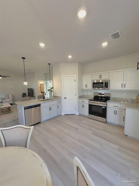 Furnished interior view inside a new home in Allison Acres, Cantonment (Image 9).