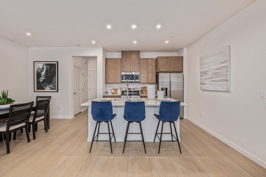 Furnished interior view inside a new home in The Vistas at West Mesa, Colorado Springs (Image 4).