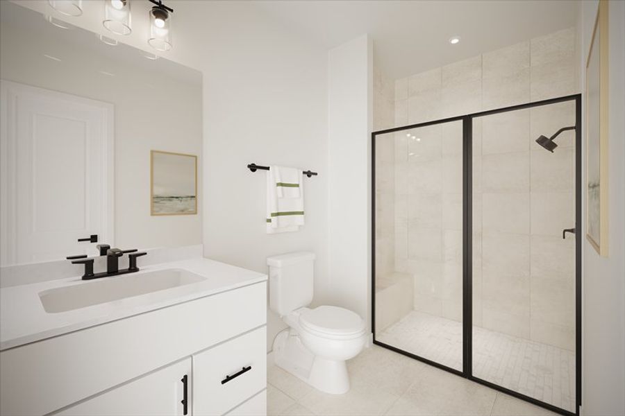 Representative furnished interior of a home built from the Meridian by Ryan Homes in Grande Dunes North Village, Longs (Image 5).