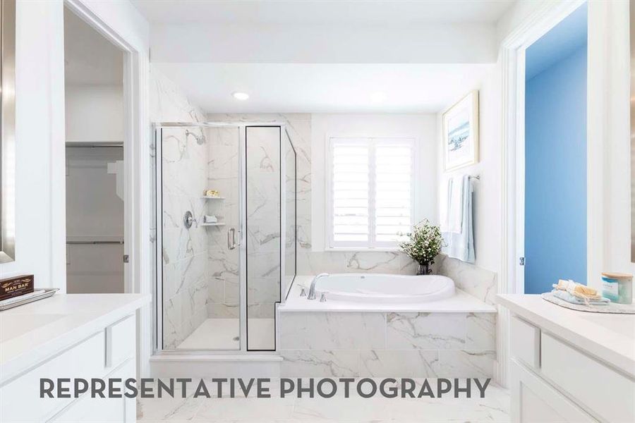 Furnished interior view inside a new home in Mosaic, Celina (Image 6).