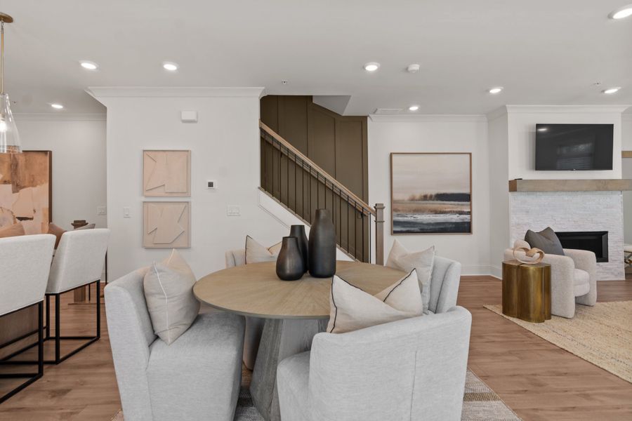 Representative furnished interior of a home built from the The Benton I by The Providence Group in Ecco Park, Alpharetta (Image 21).