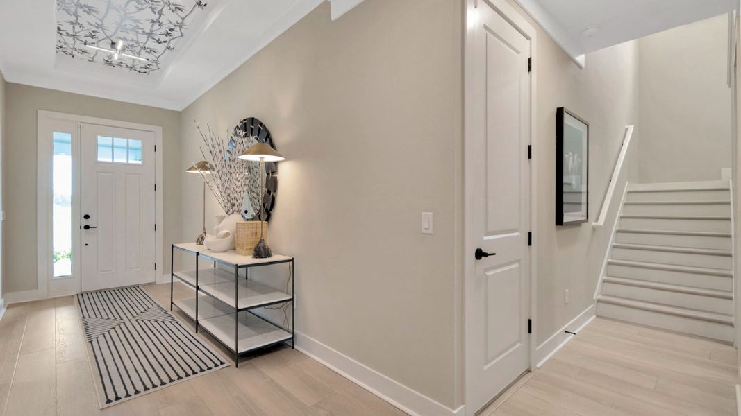 The Entry Way and Staircase