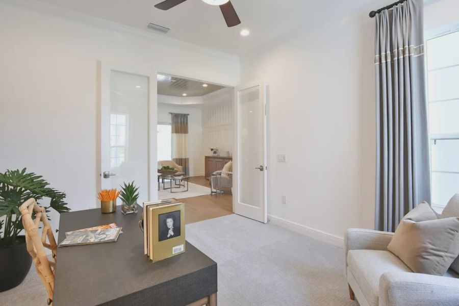 Representative furnished interior of a home built from the Captiva by Neal Communities in Grand Palm, Venice (Image 7). Representative furnished interior of a home built from the Captiva by Neal Communities in Grand Palm, Venice (Image 7).