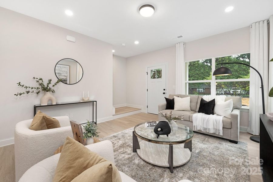 Furnished interior view inside a new home in , Charlotte (Image 10).