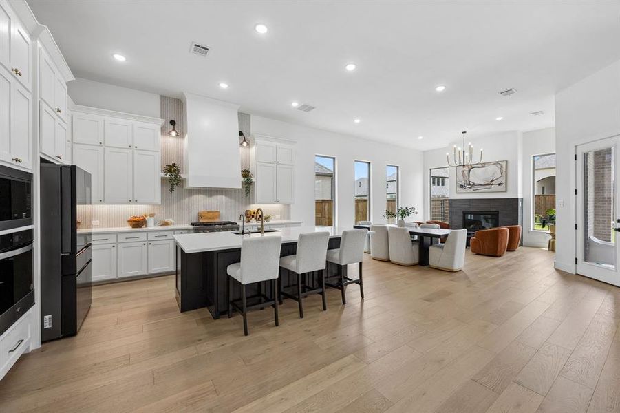 Furnished interior view inside a new home in , Prosper (Image 12).