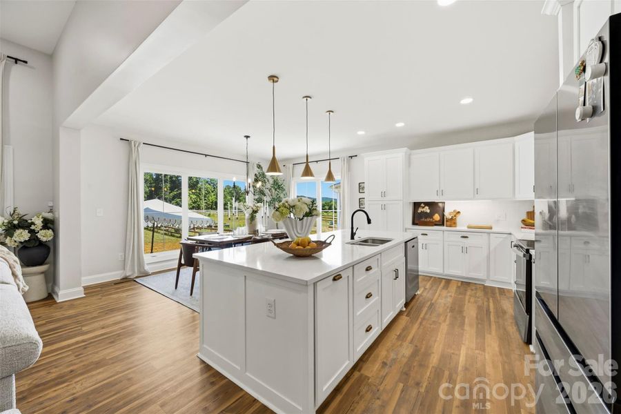 Furnished interior view inside a new home in , Kings Mountain (Image 6).