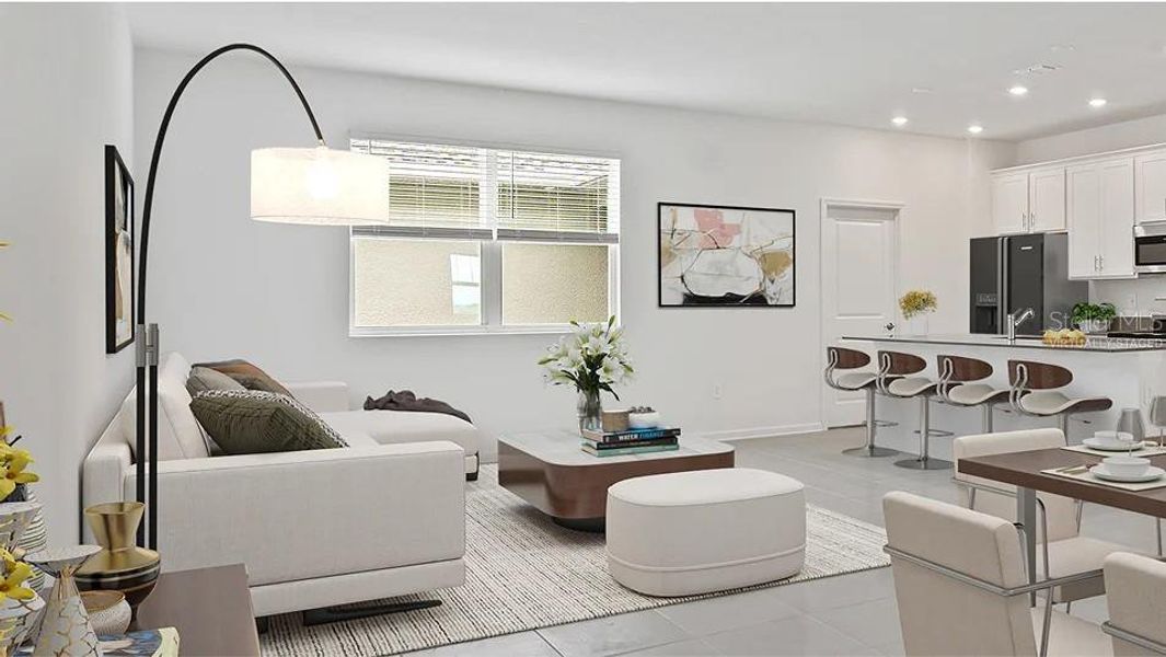 Furnished interior view inside a new home in , St. Cloud (Image 12).