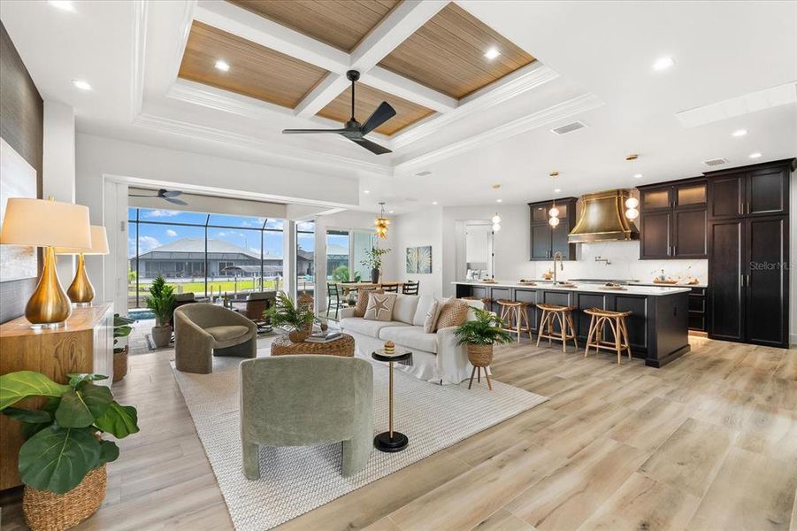 Furnished interior view inside a new home in , Port Charlotte (Image 52).