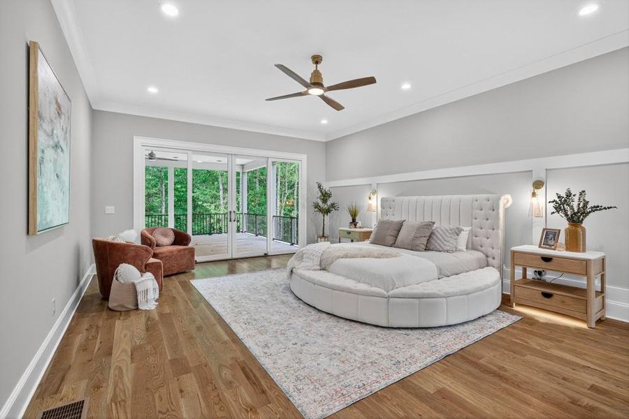 Furnished interior view inside a new home in , Newnan (Image 73).