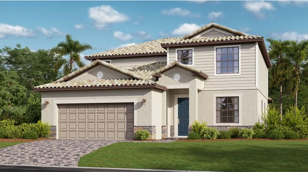 Arborwood Preserve Executive Homes Amalfi Elevation CS