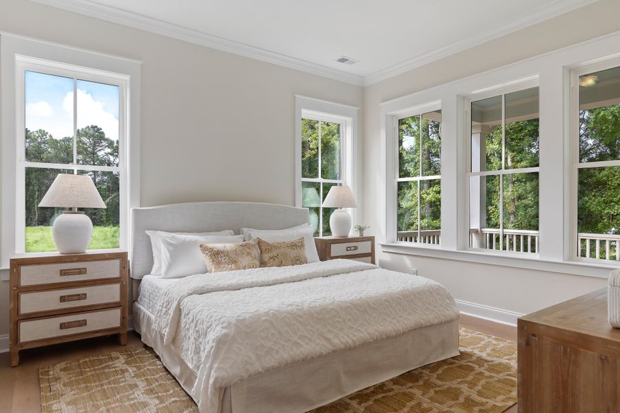 Furnished interior view inside a new home in , McClellanville (Image 17).