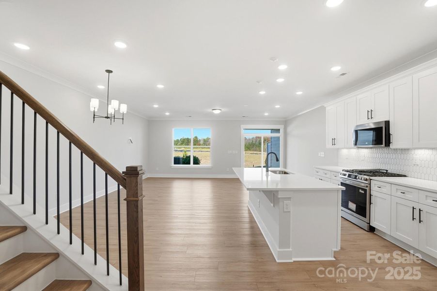 Light and open main floor