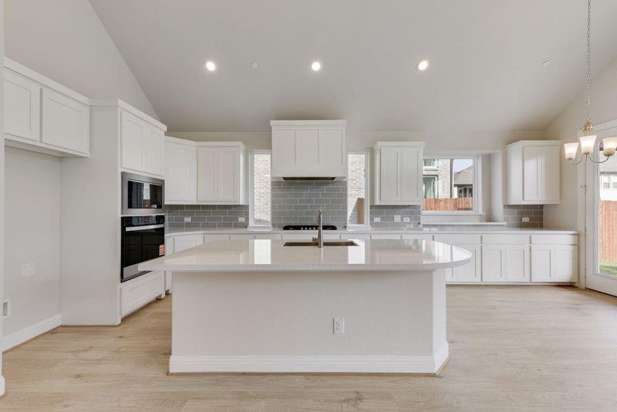 Furnished interior view inside a new home in Cedar Ridge Estates, Grand Prairie (Image 8). Furnished interior view inside a new home in Cedar Ridge Estates, Grand Prairie (Image 8).