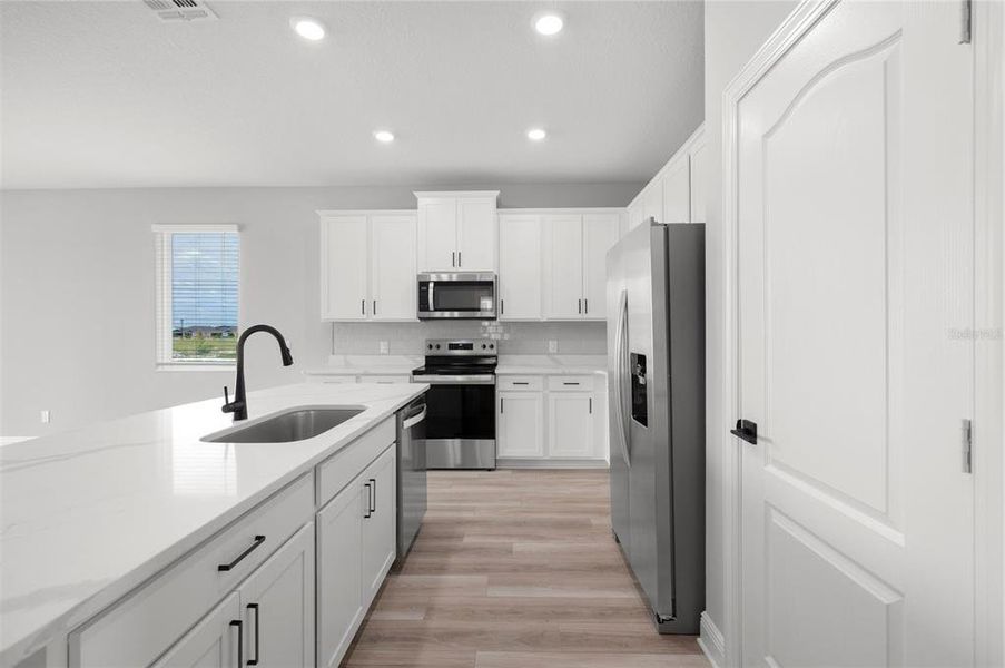 Furnished interior view inside a new home in Gum Lake Preserve, Lake Alfred (Image 6).