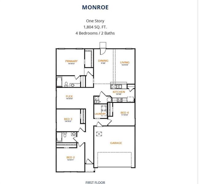 Monroe - floorplan updated Monroe - floorplan updated