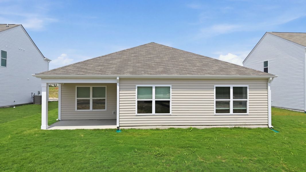 Exterior details and patio area of a home in Hunter Hill, Rocky Mount (Image 4).