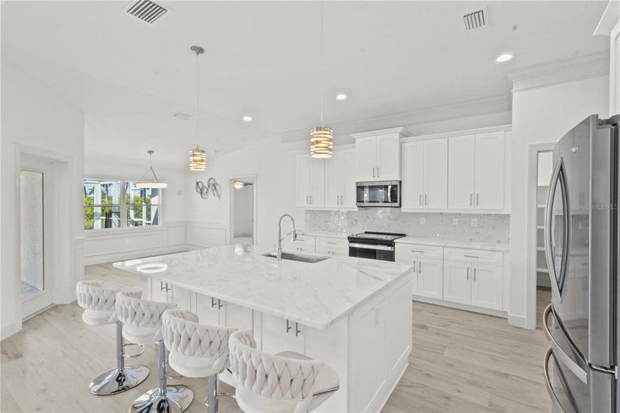 Furnished interior view inside a new home in , Port Charlotte (Image 8).