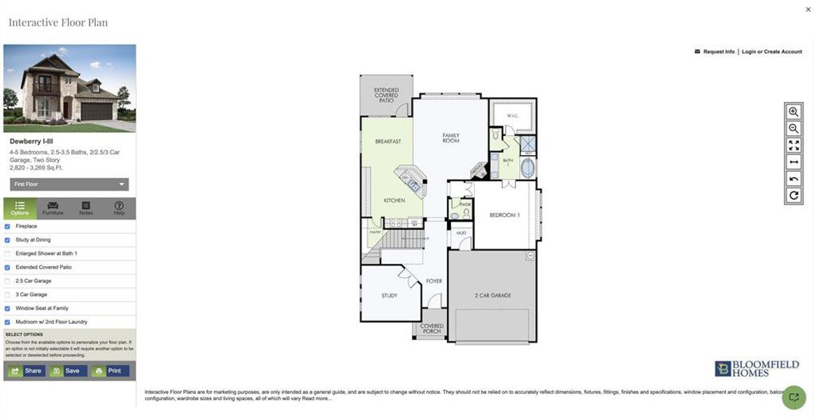 2D floor plan layout of this home in , Providence Village, TX (Image 5). 2D floor plan layout of this home in , Providence Village, TX (Image 5).