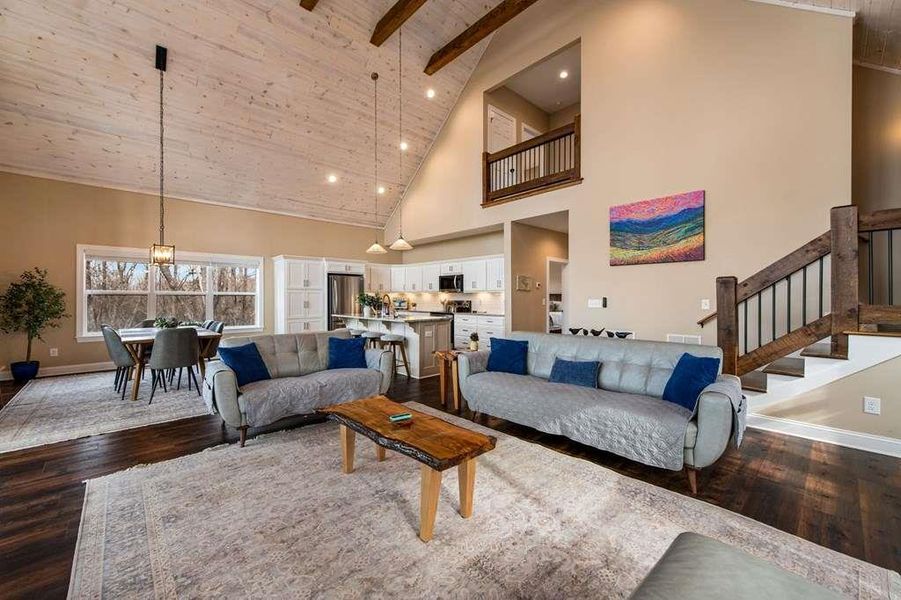 Furnished interior view inside a new home in , Talking Rock (Image 16).