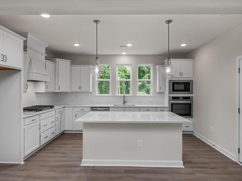 Representative furnished interior of a home built from the The Aspen by Davidson Homes LLC in Wendell Ridge, Wendell (Image 7).