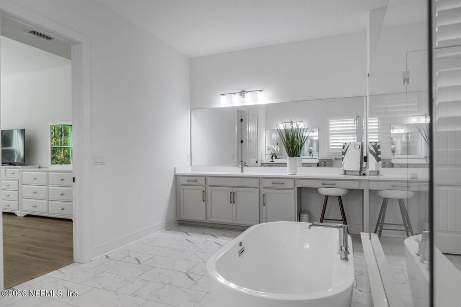 Furnished interior view inside a new home in , Ponte Vedra (Image 16). Furnished interior view inside a new home in , Ponte Vedra (Image 16).