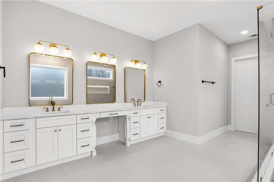 Furnished interior view inside a new home in , Cumming (Image 17).