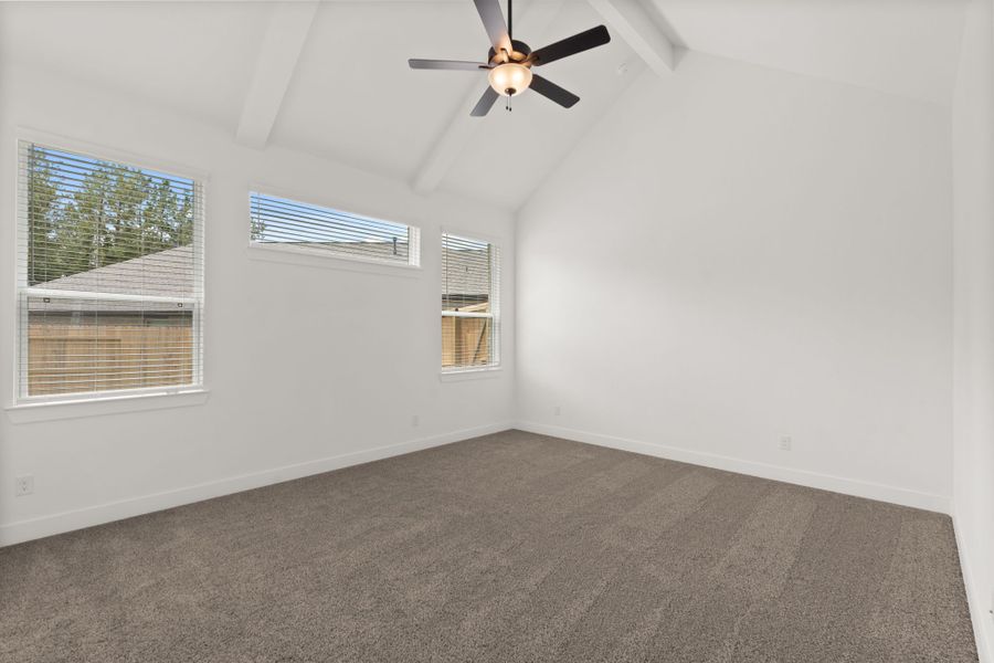 Spacious, unfurnished interior of a new home in The Trails, New Caney (Image 32).