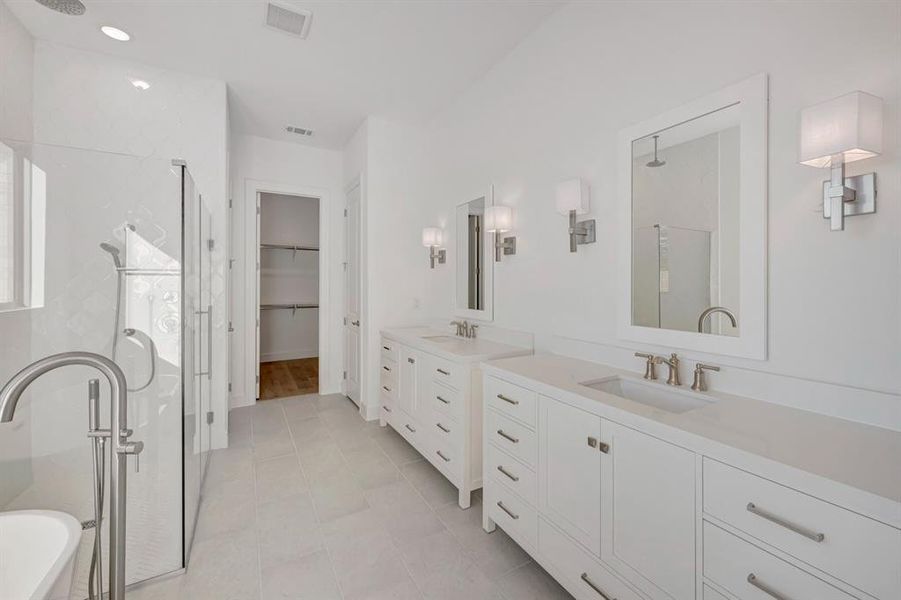 Furnished interior view inside a new home in Sterling Greene, Arlington (Image 34). Furnished interior view inside a new home in Sterling Greene, Arlington (Image 34).