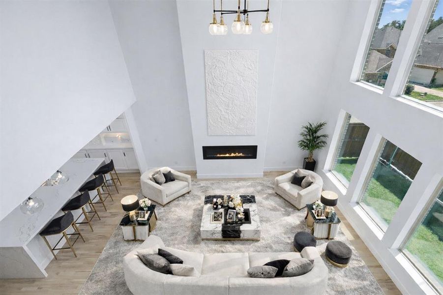 Furnished interior view inside a new home in , Arlington (Image 11).