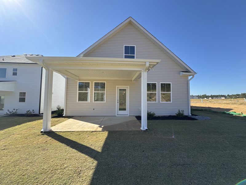 Exterior details and patio area of a home in Windsor, North Augusta (Image 3). Exterior details and patio area of a home in Windsor, North Augusta (Image 3).