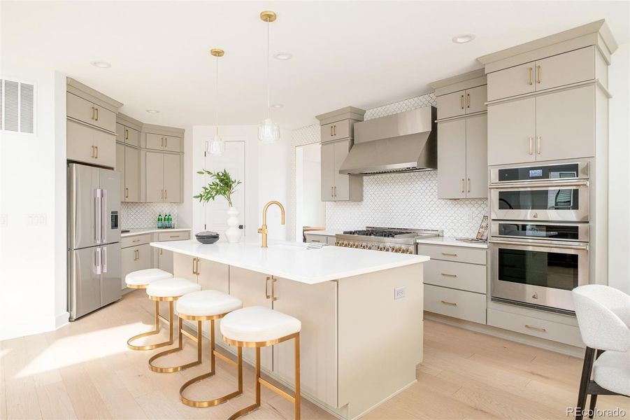 Furnished interior view inside a new home in , Castle Rock (Image 16). Furnished interior view inside a new home in , Castle Rock (Image 16).