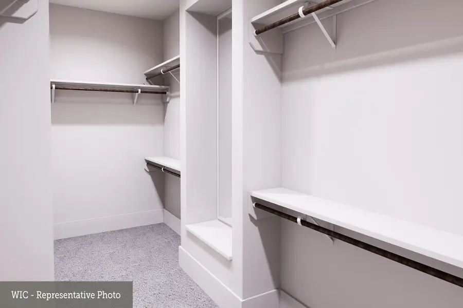 Representative unfurnished interior of a home built from the The Tomball by David Weekley Homes in Prairieland Village 60' Homesites, Cypress (Image 20).