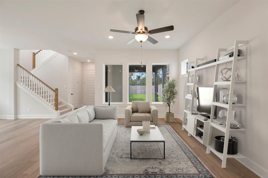 Virtually staged to give you the visual you need to see furniture placement and how the home can live.