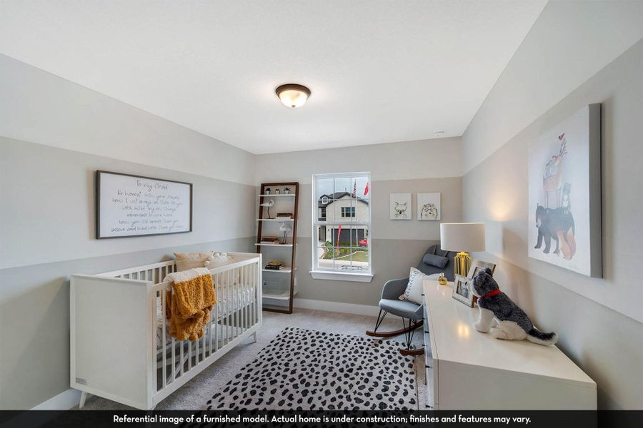 Furnished interior view inside a new home in Caney Mills, Conroe (Image 27).