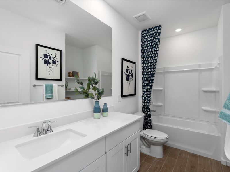 Furnished interior view inside a new home in Allure Vista Estate Series, Buckeye (Image 17).