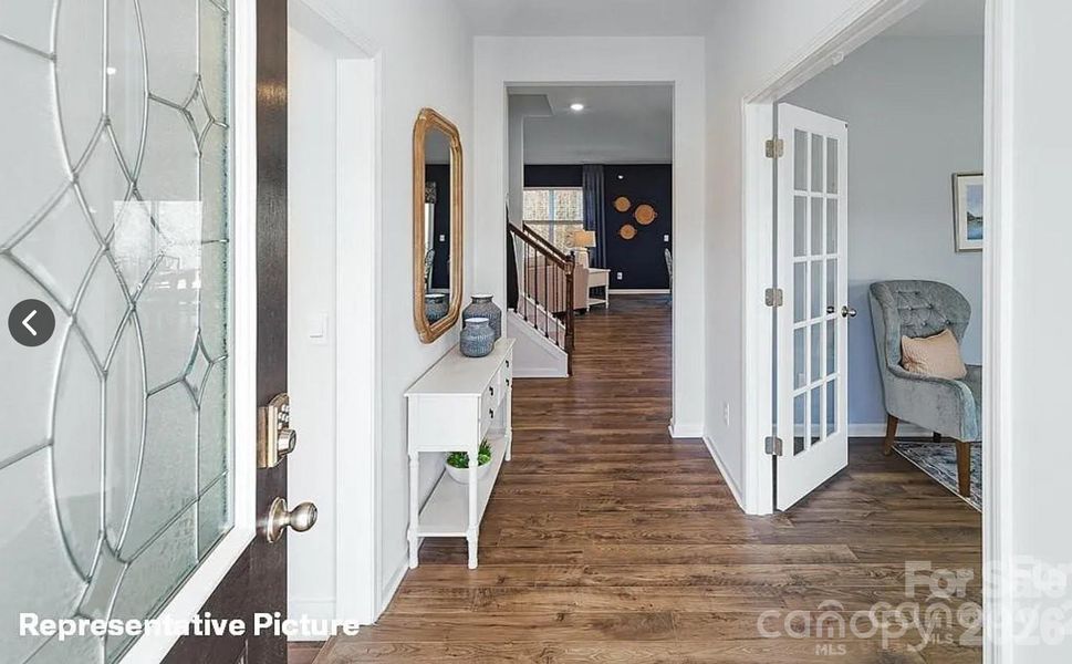 Furnished interior view inside a new home in Brinkley Ridge, Kings Mountain (Image 10).