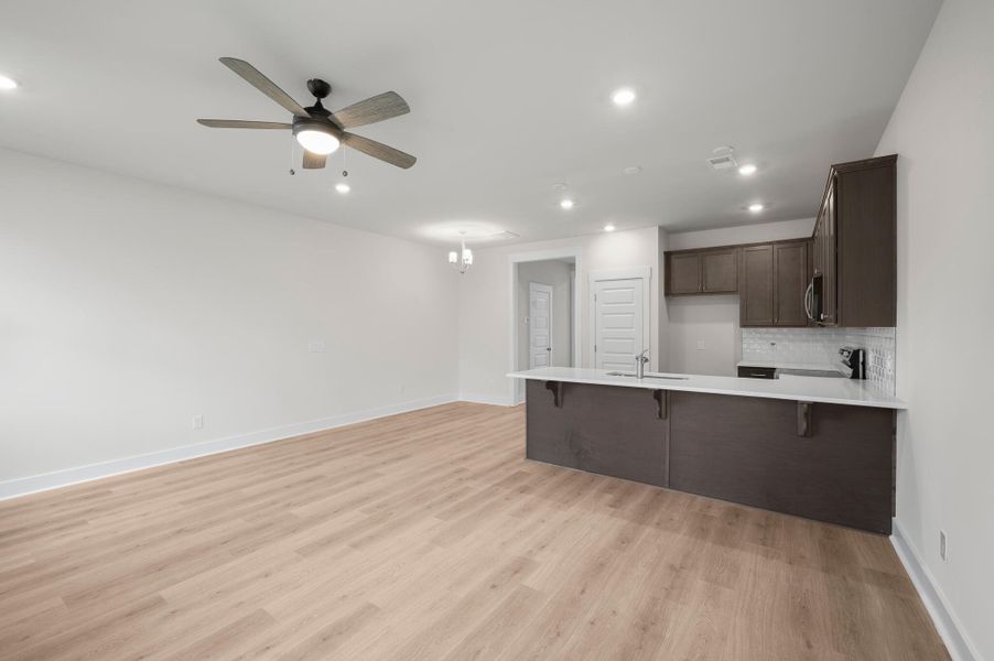 Photo is of a similar home