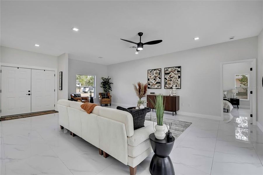 Furnished interior view inside a new home in , Weeki Wachee (Image 10).