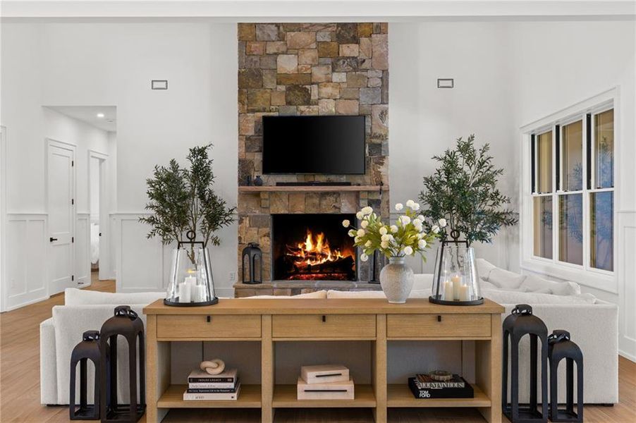 Furnished interior view inside a new home in , Talking Rock (Image 33).