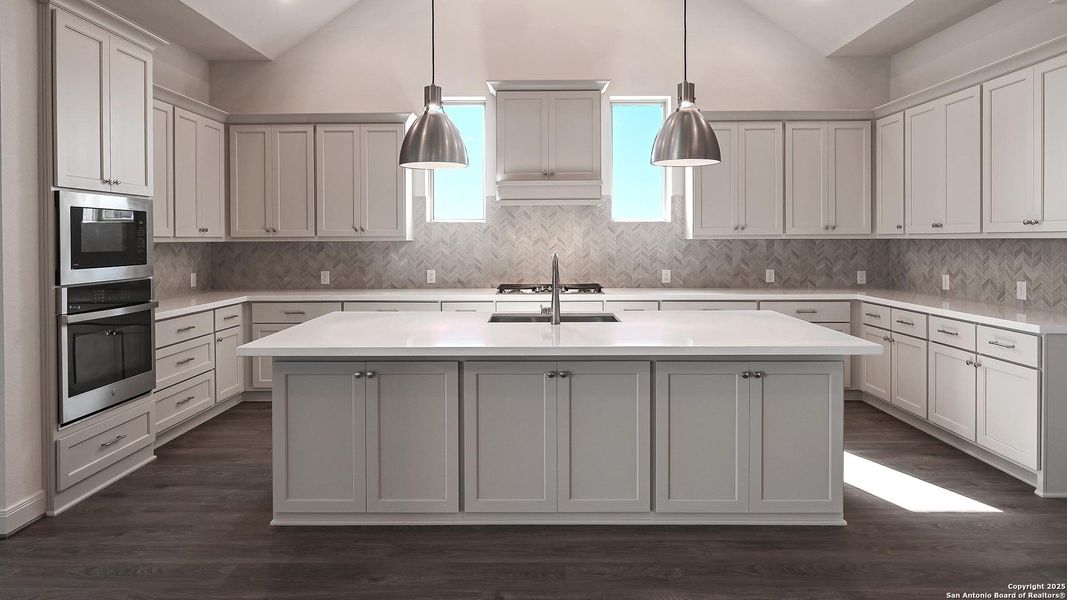 Furnished interior view inside a new home in Meadows Of Mill Creek 60', Seguin (Image 9).