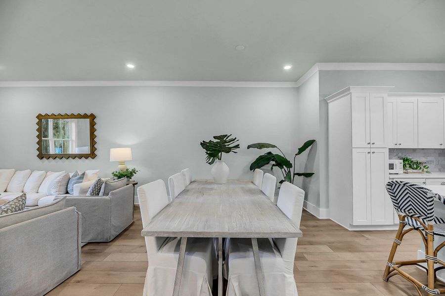 Furnished interior view inside a new home in , Johns Island (Image 10).