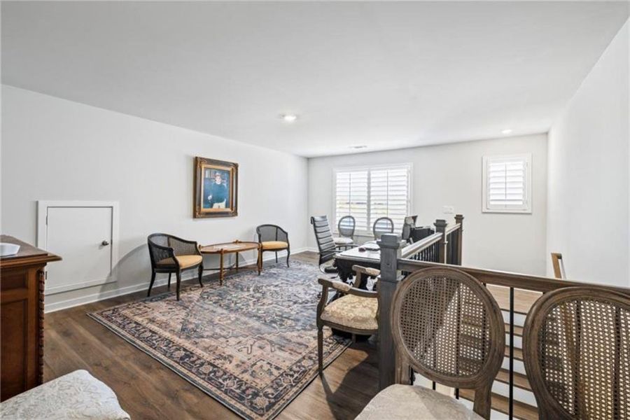 Furnished interior view inside a new home in Rosewood Lake Estates, Hoschton (Image 25). Furnished interior view inside a new home in Rosewood Lake Estates, Hoschton (Image 25).
