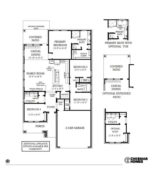 2D floor plan layout of this home in Blue Heron, Mont Belvieu, TX (Image 4). 2D floor plan layout of this home in Blue Heron, Mont Belvieu, TX (Image 4).