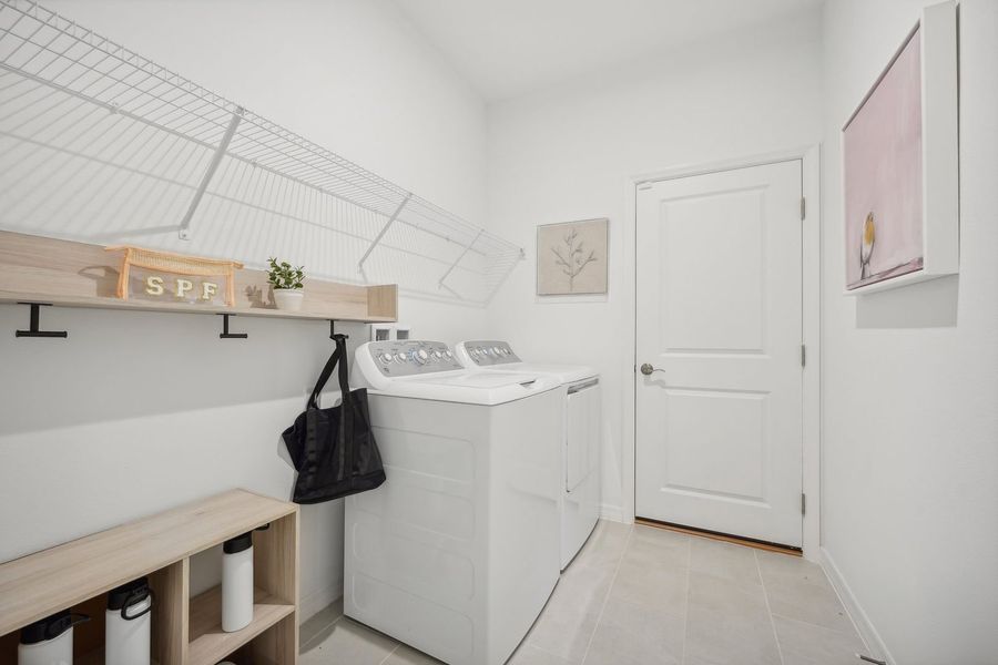 Laundry Room of The Webber at Country Club Estates