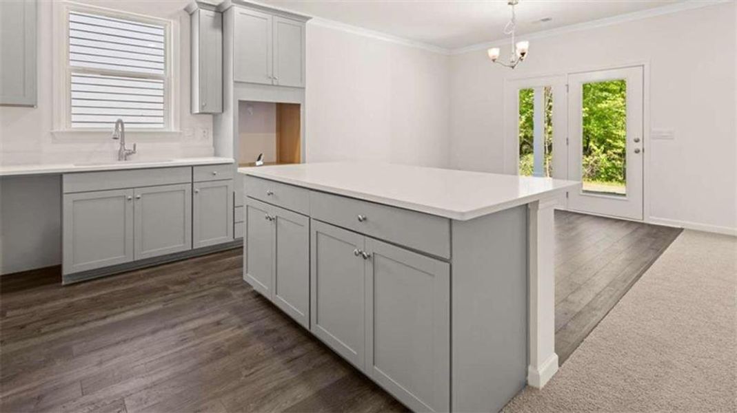 Furnished interior view inside a new home in Wildwood, Covington (Image 6).